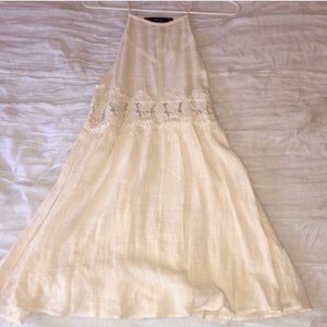 Cream lace dress
